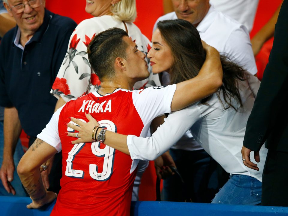 Granit Xhaka is planning to take time off when his wife Leonita gives birth to their first child [ ] ī ƹ ǹ ϱ  10 ޽ı⸦ ̴