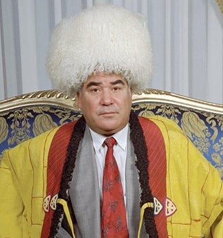 Image result for Niyazov 자신의 경전을 쓴 기행 20의 독재자