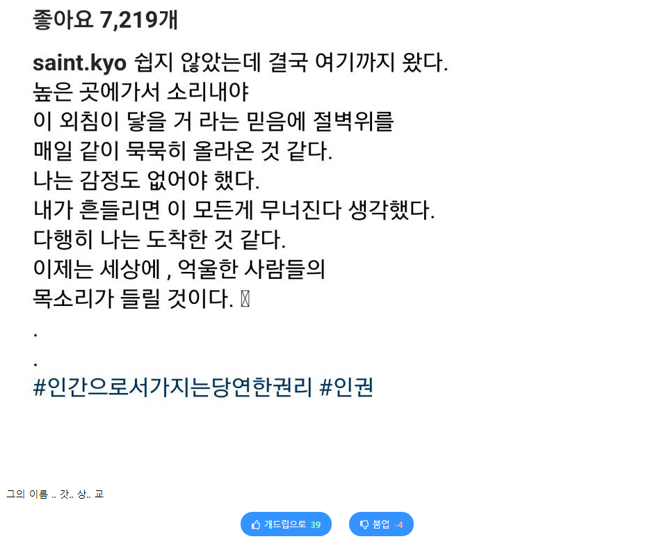 1.PNG 김상교에 대해 부정적인 사람들있던데