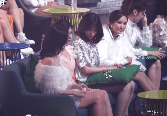 InjbhHy.gif 트와이스 챙기는 EXID 하니.GIF