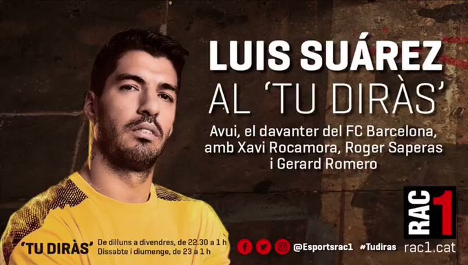 [MARCA / RAC1 인용] 루이스 수아레스, 